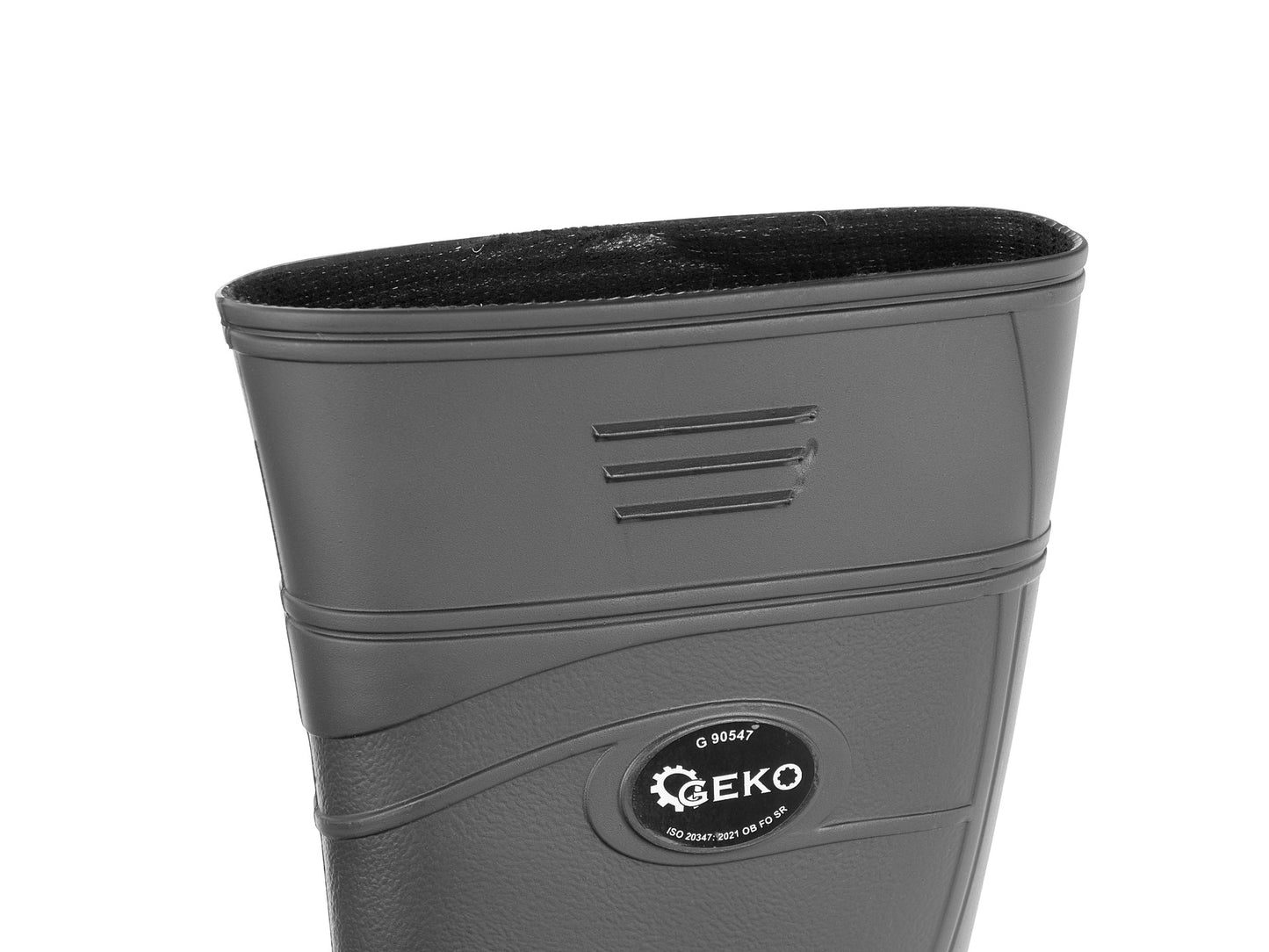 Cizme de protectie Wellington PVC pentru barbati, negru, marimea 39, Geko G90547-39