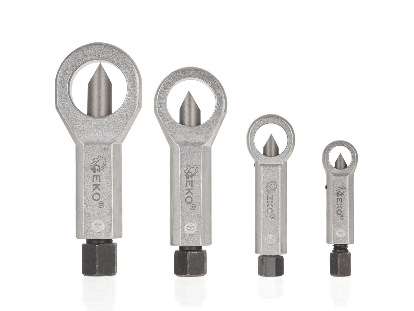 Set chei pentru despicare piulite, 4 elemente, 9-27 mm, Geko G38595