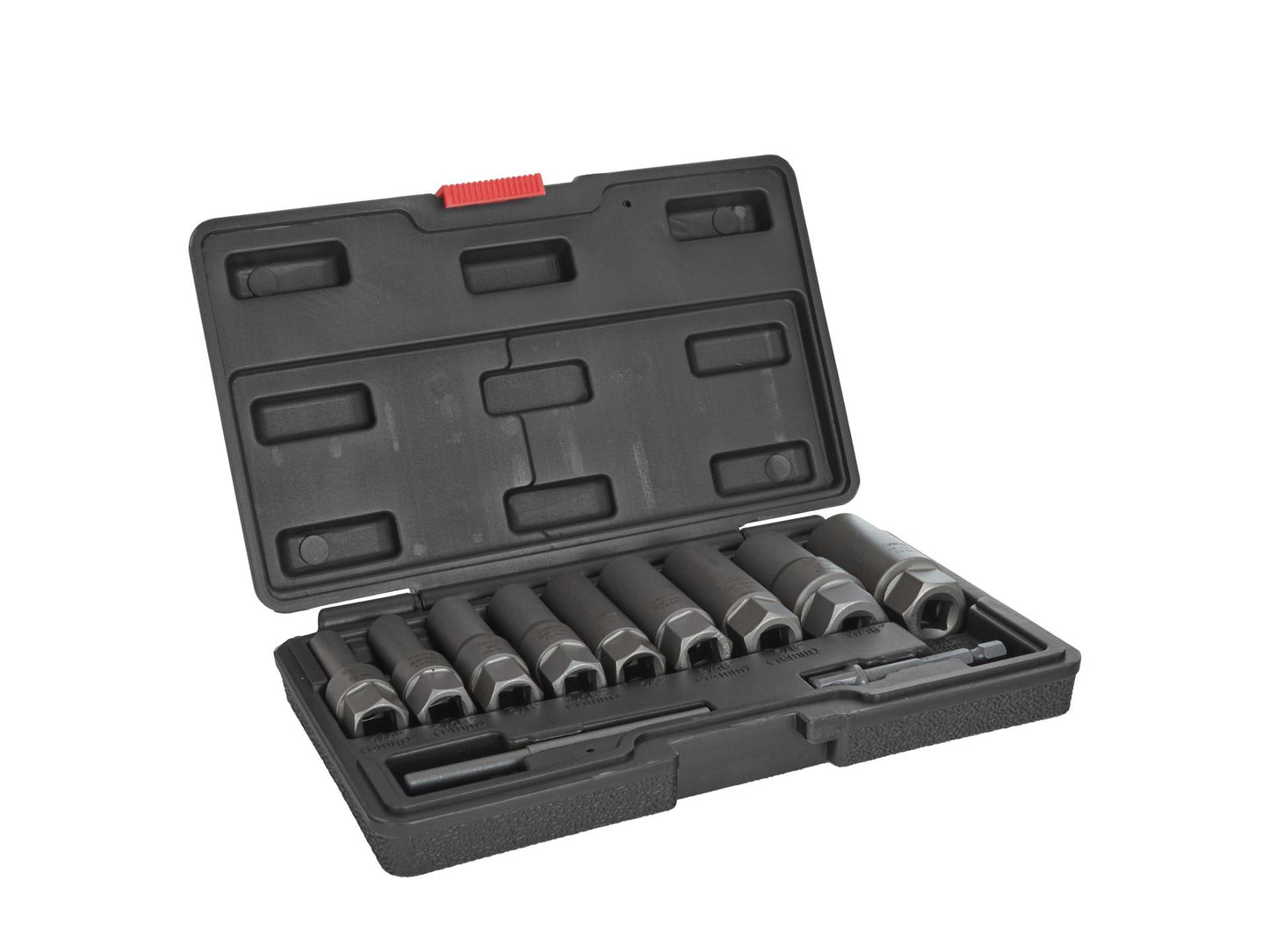 Set tubulare adanci pentru suruburi rupte, 6-19 mm, 11 elemente, Tvardy T00130