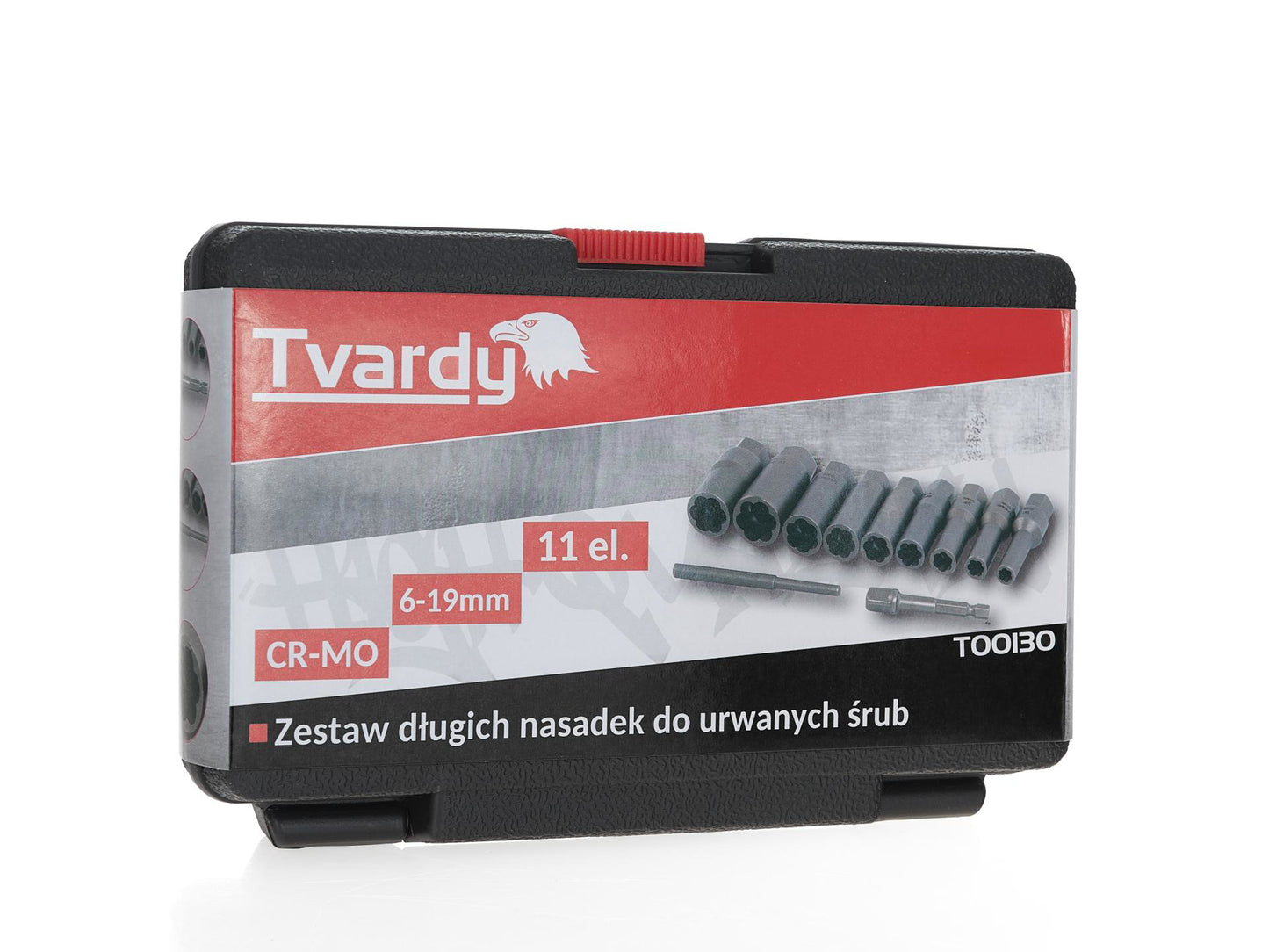 Set tubulare adanci pentru suruburi rupte, 6-19 mm, 11 elemente, Tvardy T00130