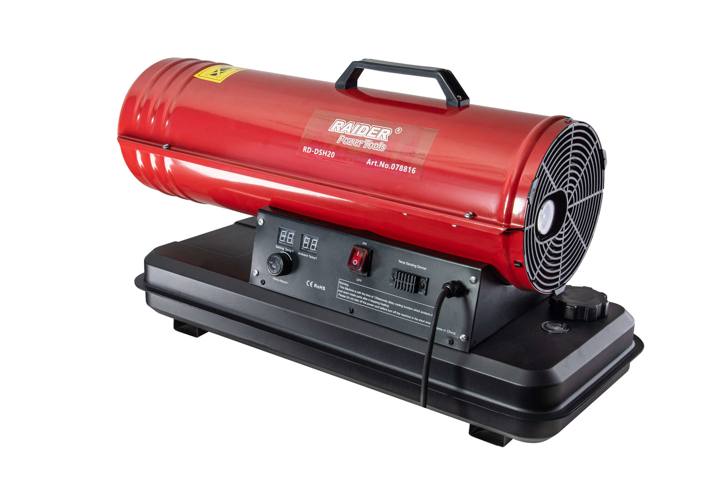 Incalzitor industrial pe motorina RD-DSH20, 20 kW, Raider 078816