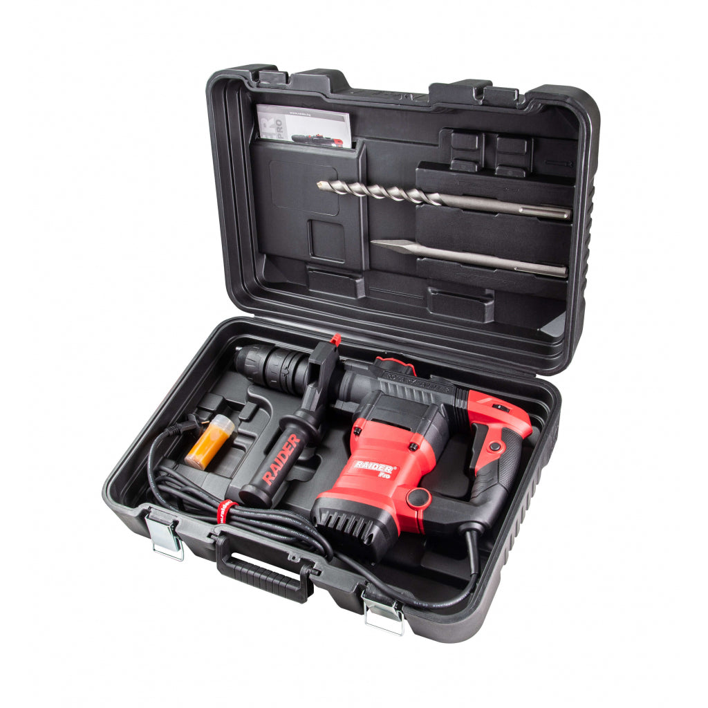 Ciocan rotopercutor RDP-HD58, 1200 W, 38 mm, SDS-max, 7 J, viteza variabila, Raider 013203