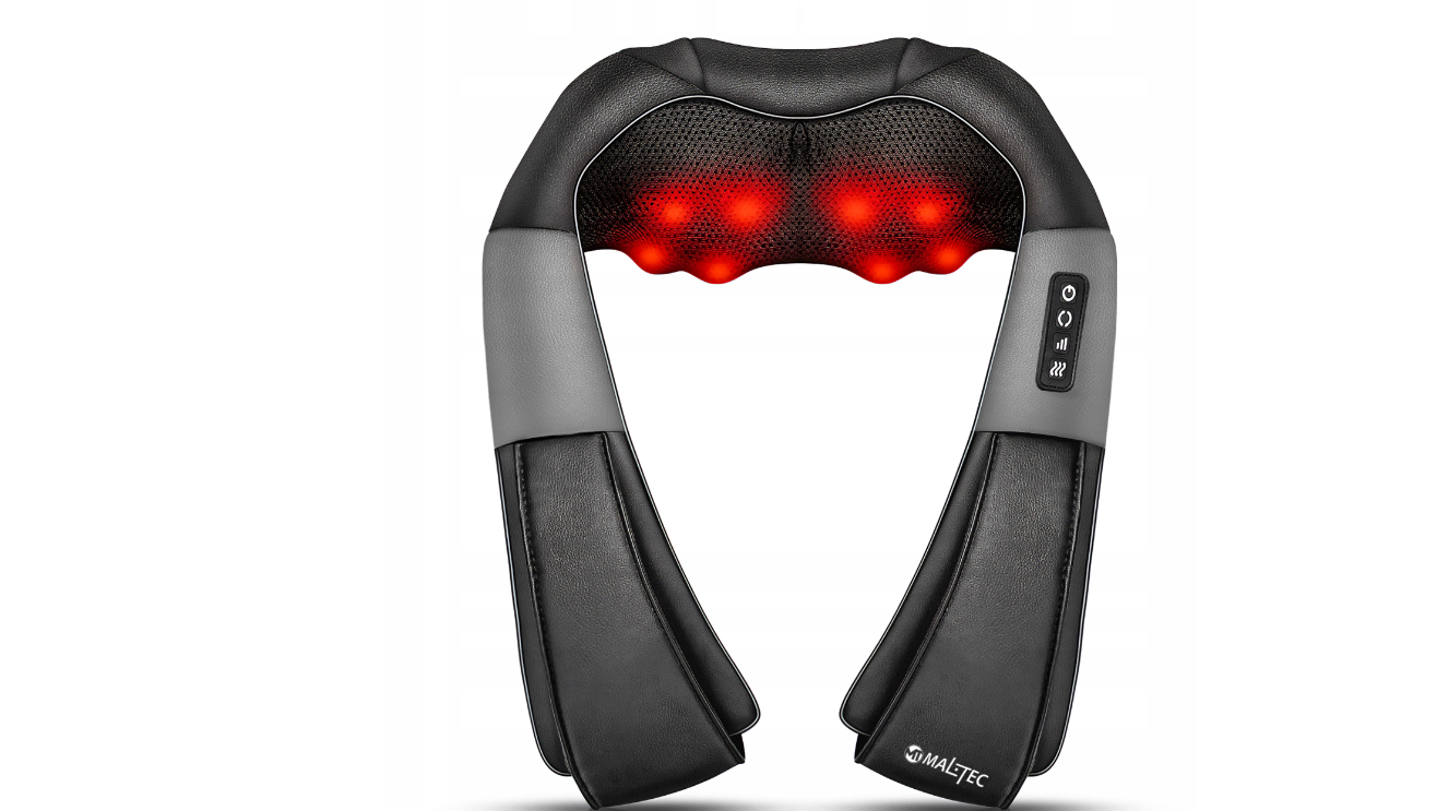 Aparat de masaj Shiatsu pentru gat, corp, picioare, spate, MalTec 110997