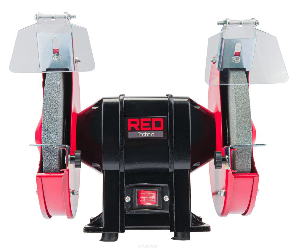 Polizor dublu de banc, 200 mm, Red Technic RTSS0084