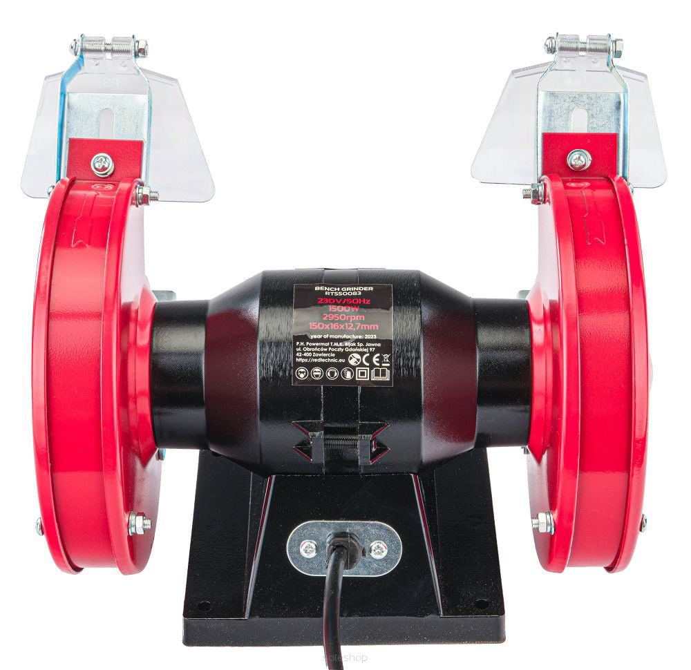 Polizor dublu de banc, 150 mm, 1500 W, Red Technic RTSS0083