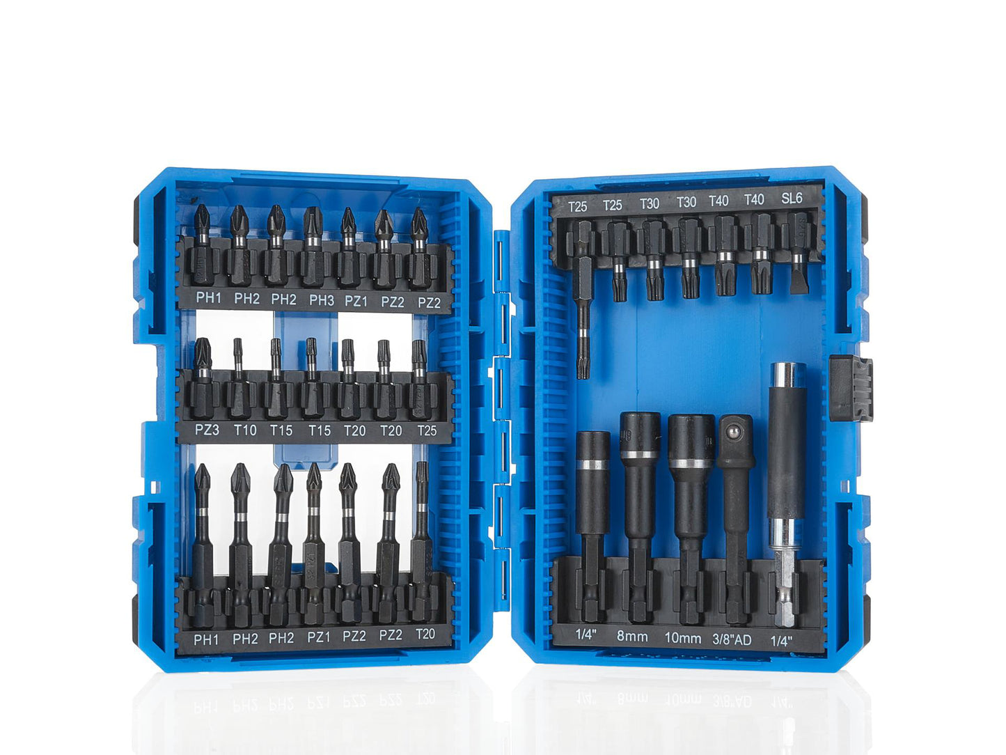 Set biti de impact, 33 elemente, Geko G30066