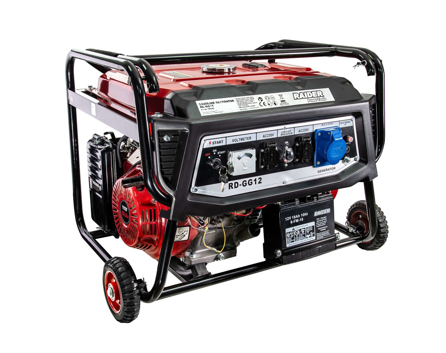 Generator de curent pe benzina RD-GG12, 7 kW, Raider 090108