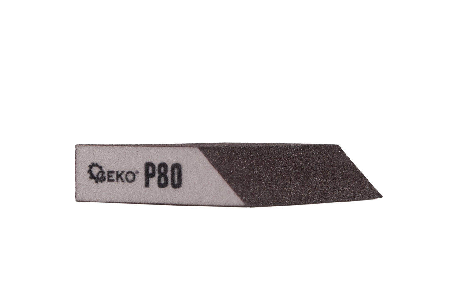 Burete abraziv pentru slefuire, 125 x 90 x 25 mm, P80, Geko G78562