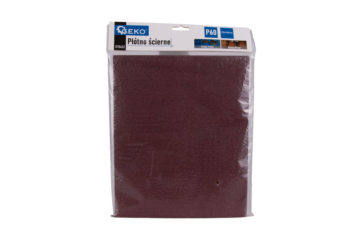 Foaie abraziva pentru slefuit, 230 x 280 mm, P60, Geko G78432