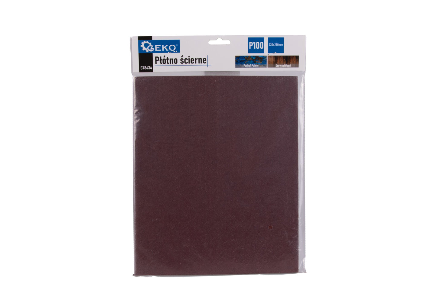 Foaie abraziva pentru slefuit, 230 x 280 mm, P100, Geko G78434