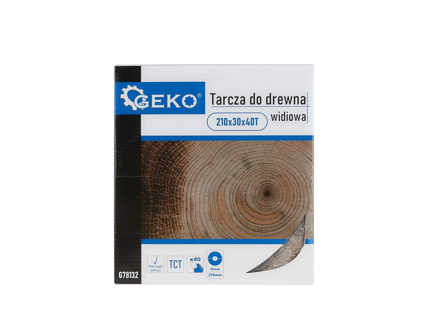 Disc pentru taiere lemn, 210 x 30, 40 T, Geko G78132
