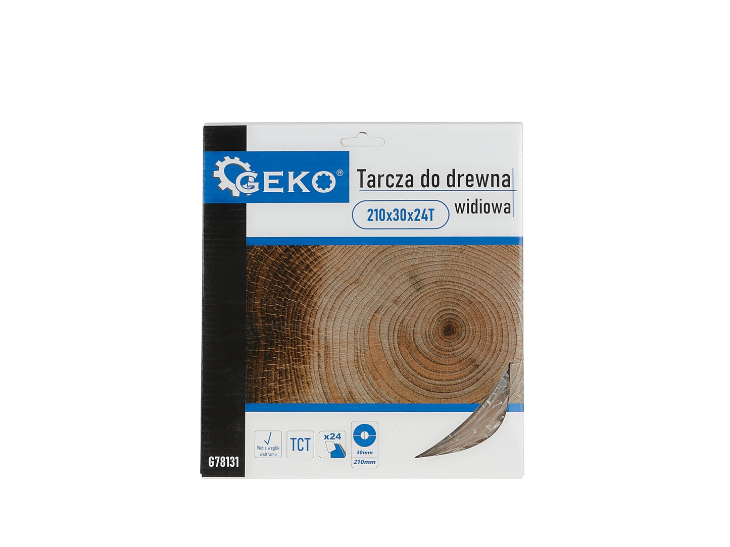 Disc pentru taiere lemn, 210 x 30 x 24T, Geko G78131
