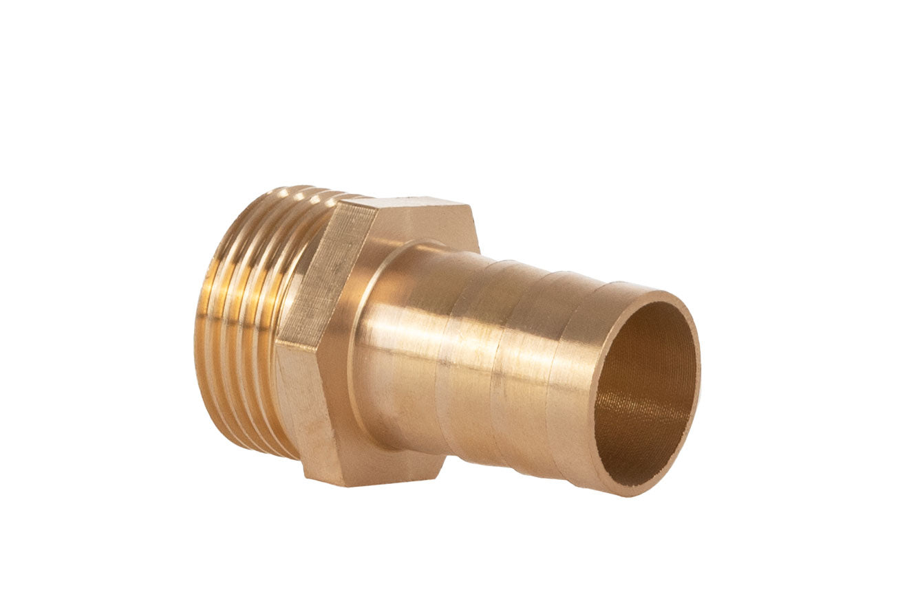 Niplu din alama pentru furtun de 19 mm, filet exterior 3 / 4", Geko G70170