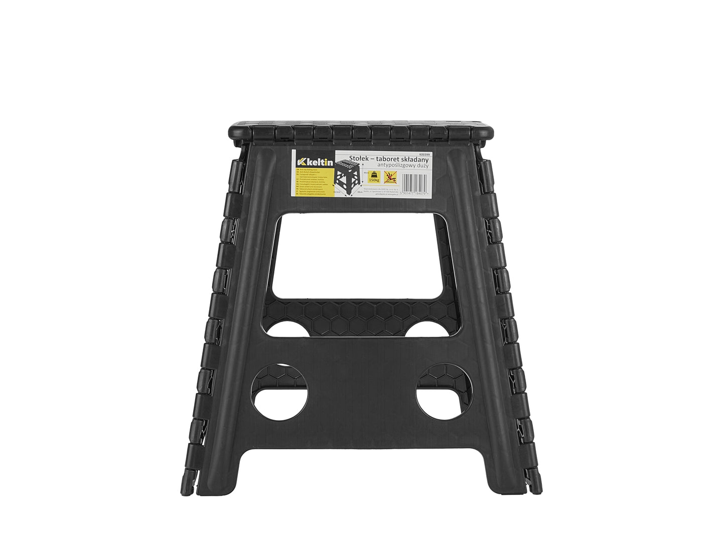 Scaun pliabil anti-alunecare, 150 kg, 39 cm, Keltin K00399