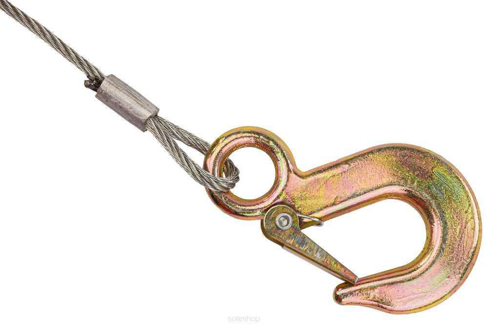 Troliu manual PM-WRC-454T, cablu 5 m, greutate maxima suportata 450 kg, Powermat PM1266