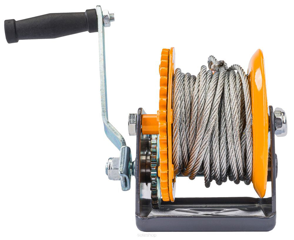 Troliu manual PM-WRC-1133T, cablu 10 m, greutate maxima suportata 1133 kg, Powermat PM1268