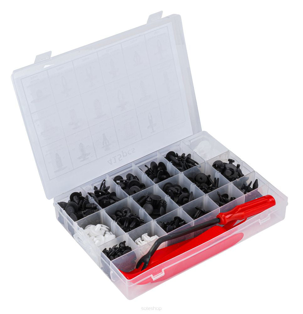 Set universal cleme pentru tapiterie, 420 elemente, Red Technic RTKST0099