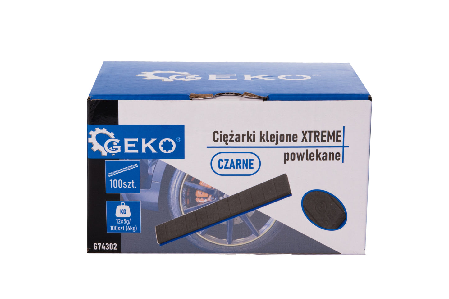 Contra-greutati adezive, 15 x 5 g, 100 elemente, Geko G74302
