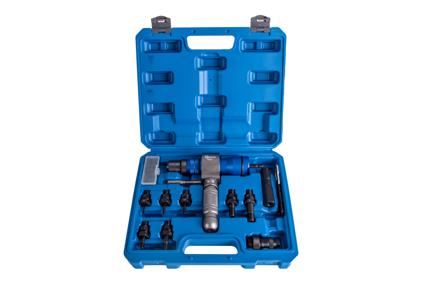 Kit adaptor nituire pop-nituri 3 in 1 cu nituri si piulite, Geko G01354