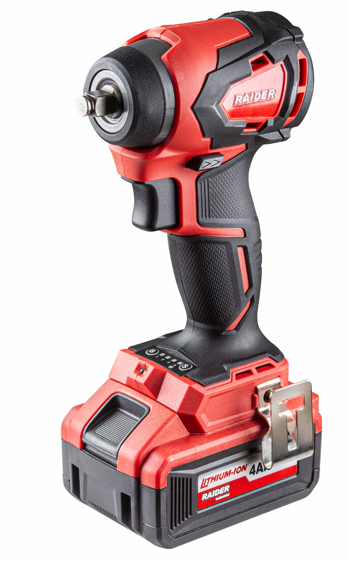 Cheie de impact cu acumulator RDI-IBW03, 20 V, 4 Ah, 280 Nm, 1 / 2", Raider 031303