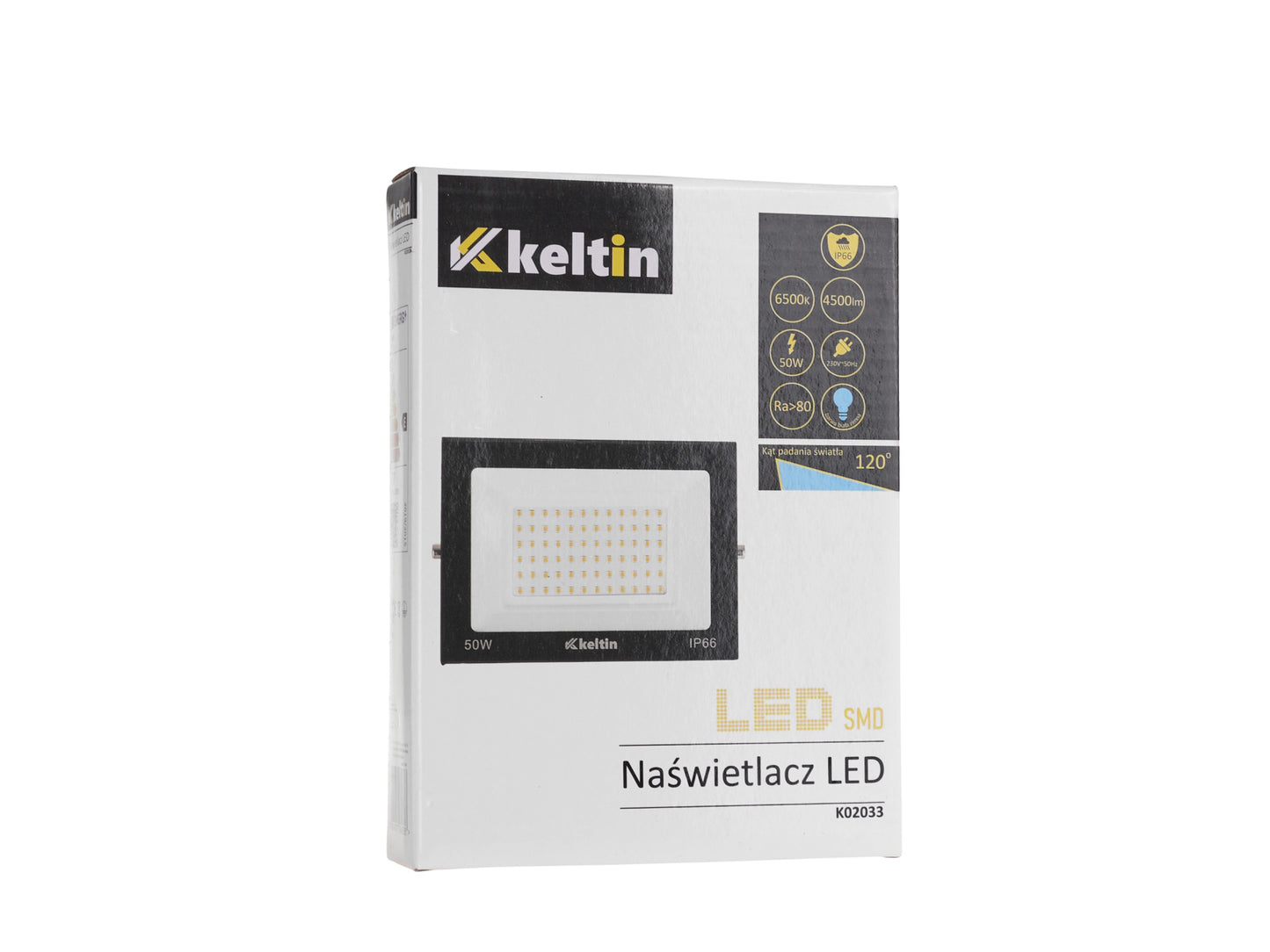 Proiector de lucru LED cu lumina alba, 50 W, 6500 K, Keltin K02033