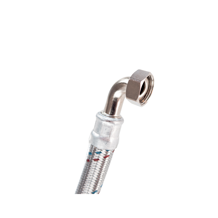 Racord flexibil cu cot, 70 cm, 1", Omnigena OM0210