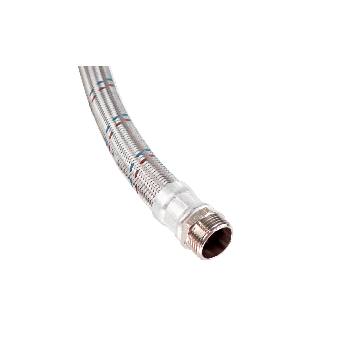 Racord flexibil cu cot, 70 cm, 1", Omnigena OM0210