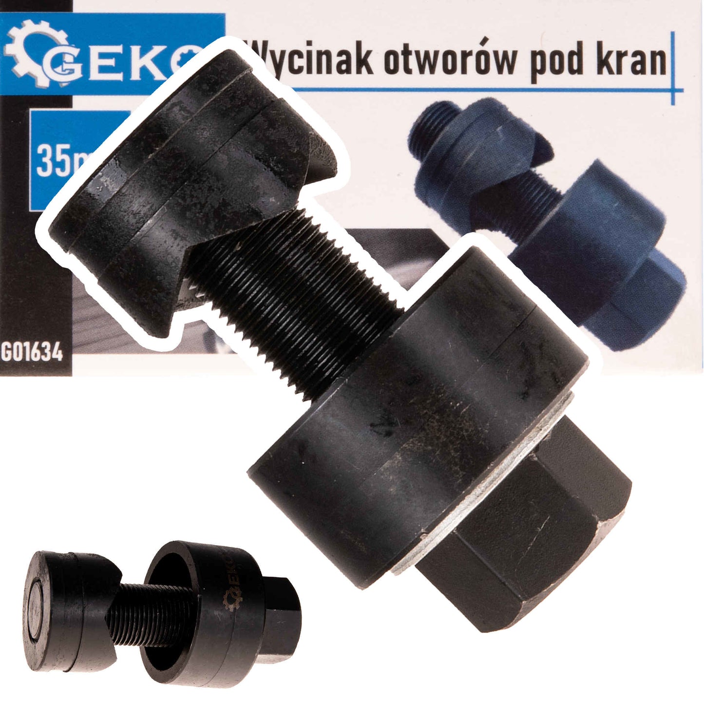 Dispozitiv pentru perforat tabla, 35 mm, Geko G01634