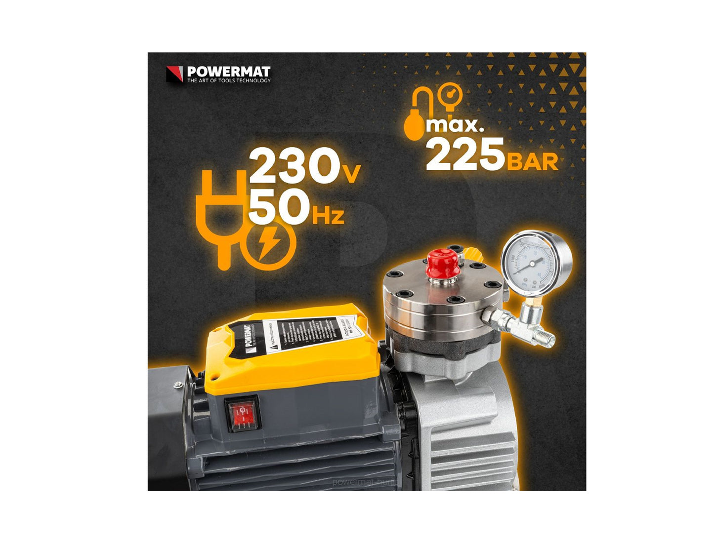 Agregat de vopsire hidrodinamic PM-PDM-1500MN, 1500 W, Powermat PM1295