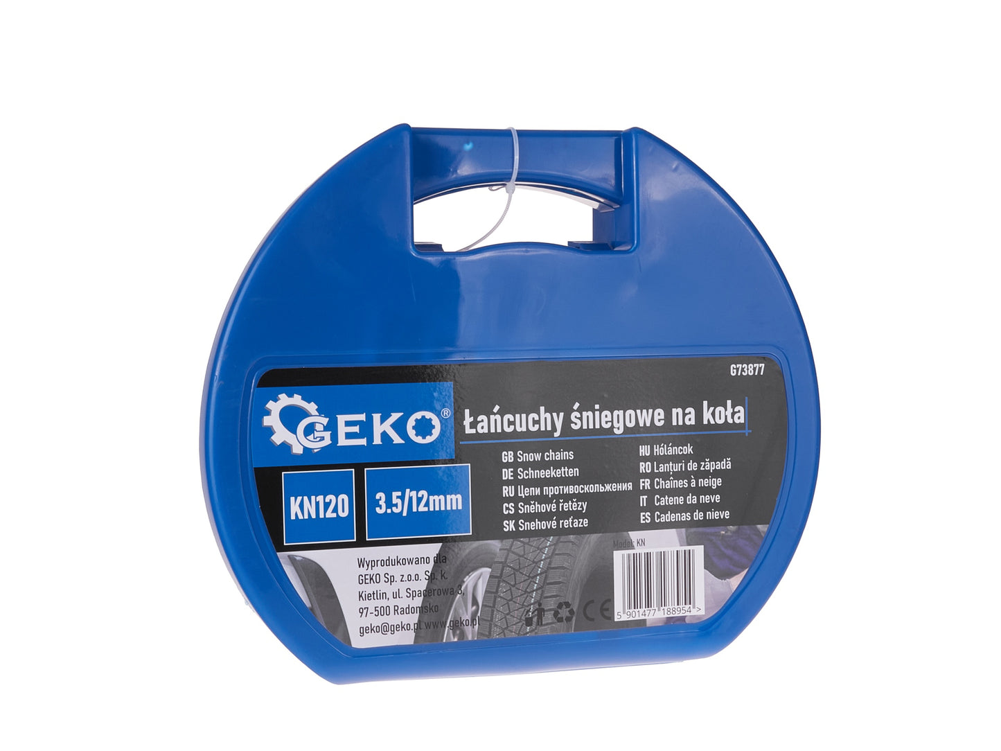 Set lanturi de zapada pentru roti, KN120 3.5/12mm, Geko G73877