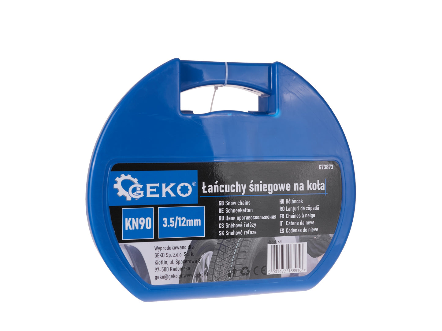 Set lanturi de zapada pentru roti KN90 3.5 / 12 mm, Geko G73873