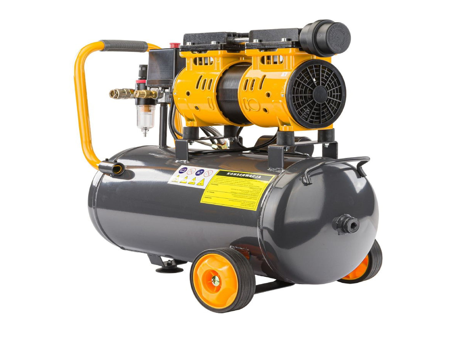 Compresor fara ulei PM-KBO-24T, 1.80 kW, Powermat PM1283