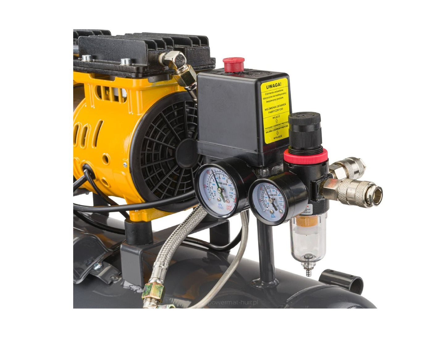 Compresor fara ulei PM-KBO-24T, 1.80 kW, Powermat PM1283