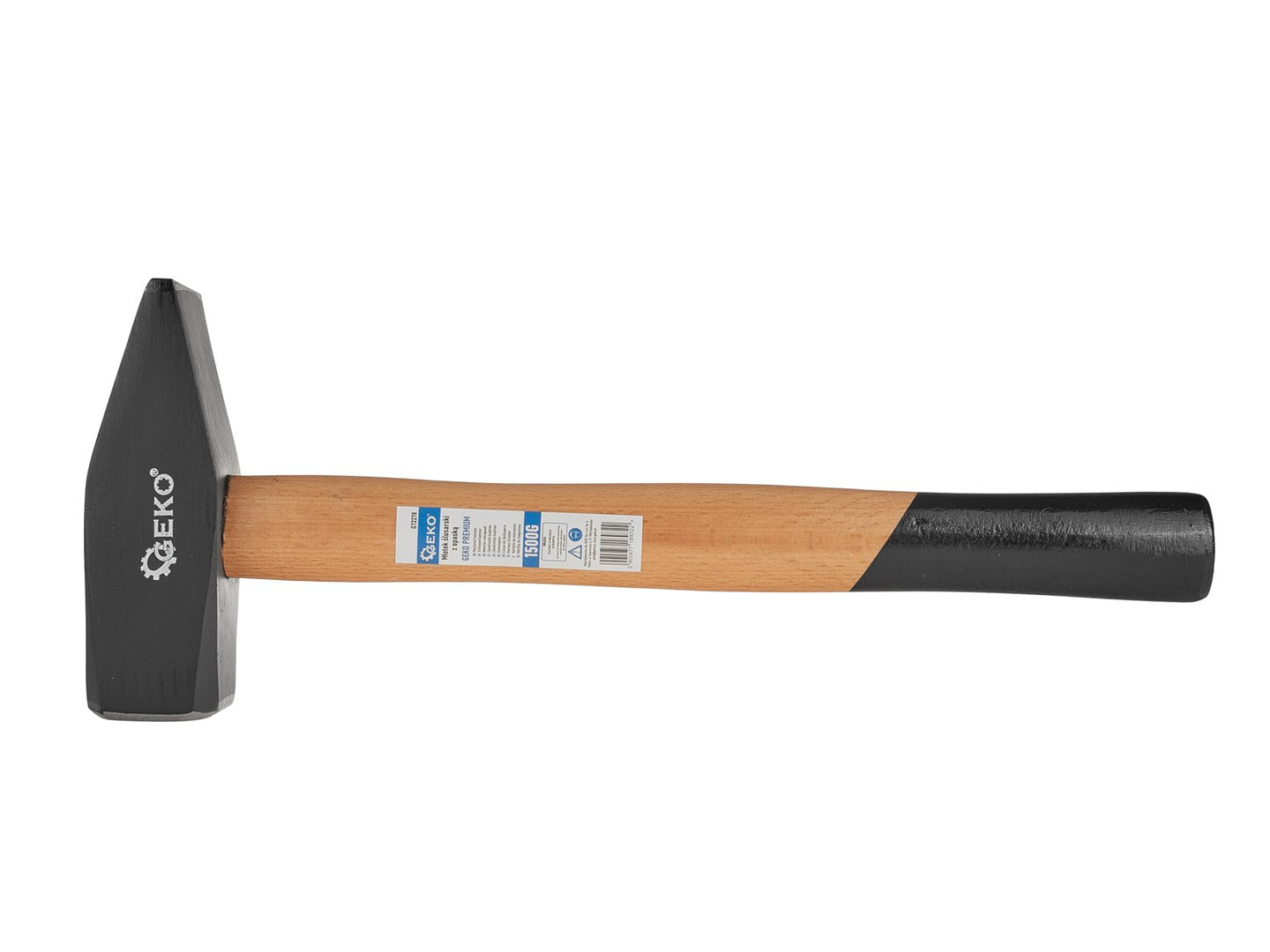 Ciocan mecanic cu maner din lemn, 1500 g, Geko G72278