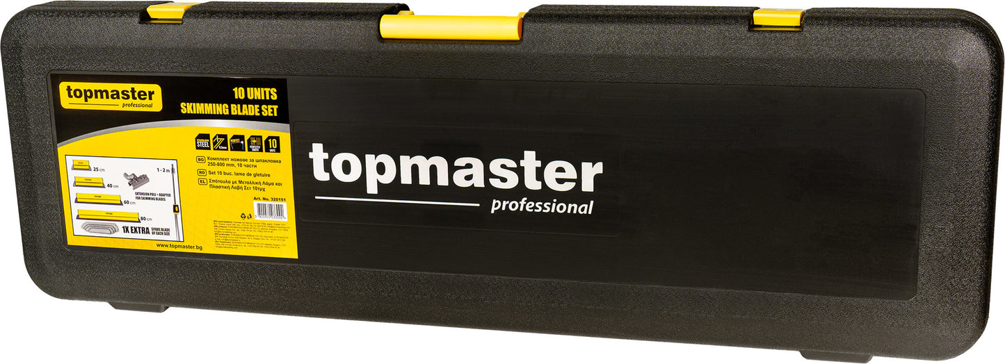 Set lame pentru gletuire, 10 elemente, Topmaster 320151