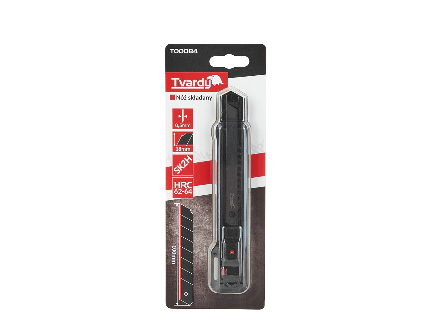 Cutter multifunctional SK2H, 100 x 18 x 0.5 mm, Tvardy T00084