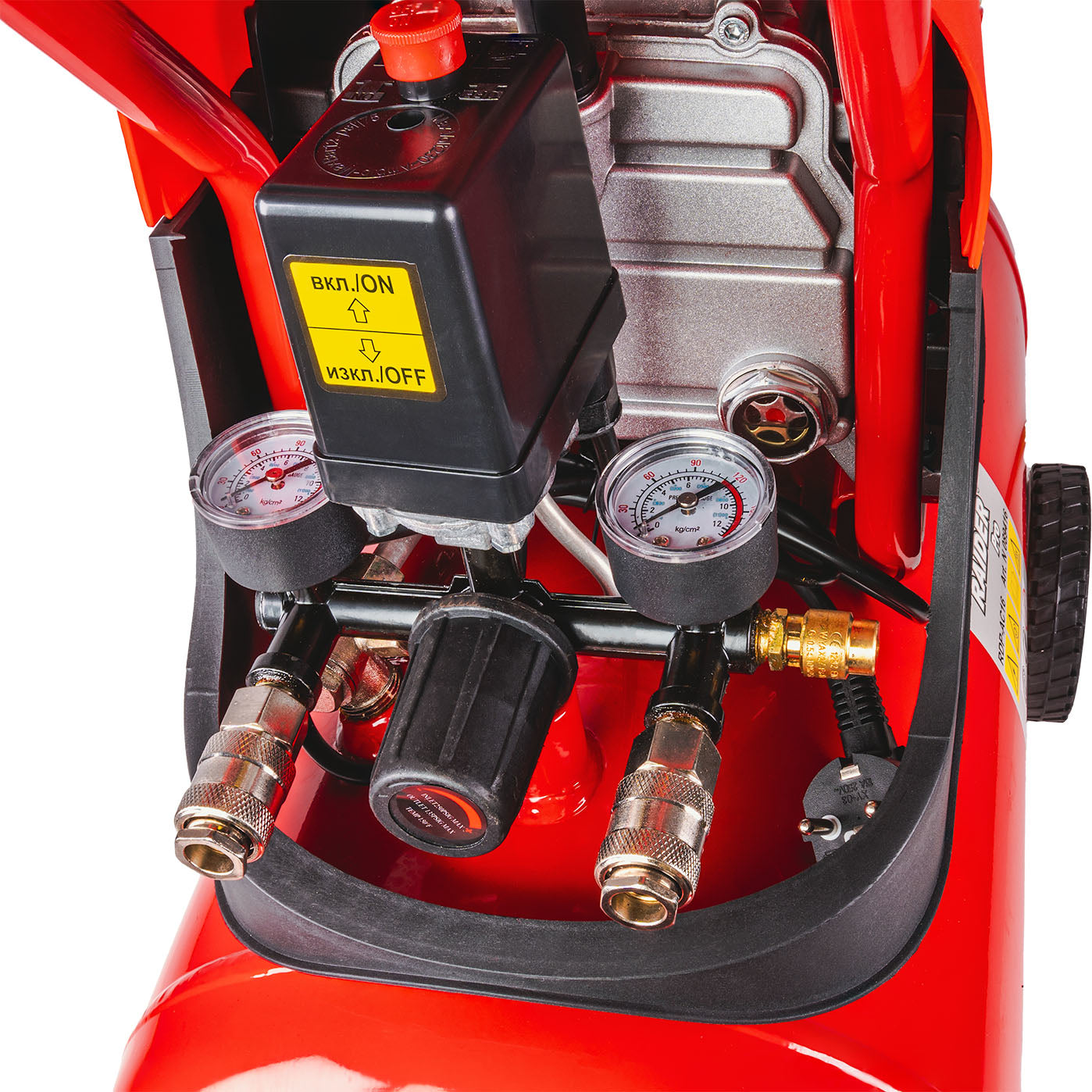 Compresor aer RD-AC16, 50 l, 1.5 kW, Raider 089416