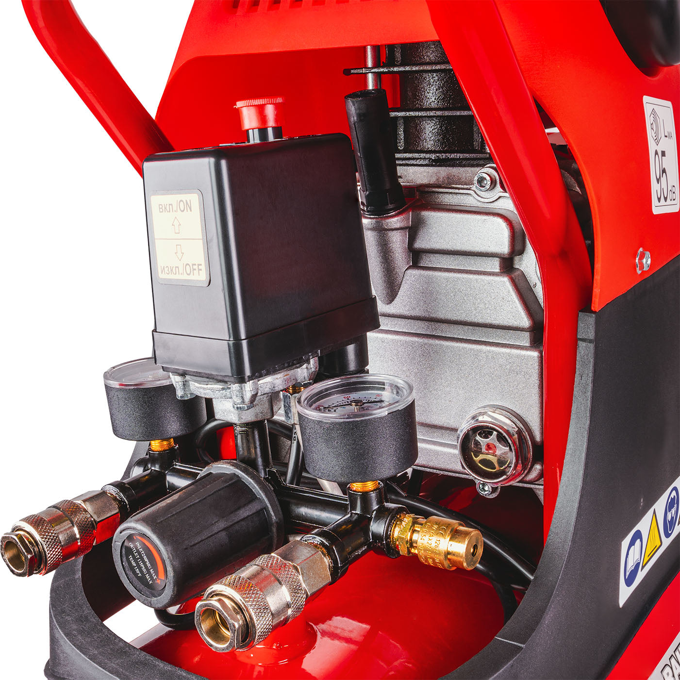 Compresor aer RD-AC16, 50 l, 1.5 kW, Raider 089416