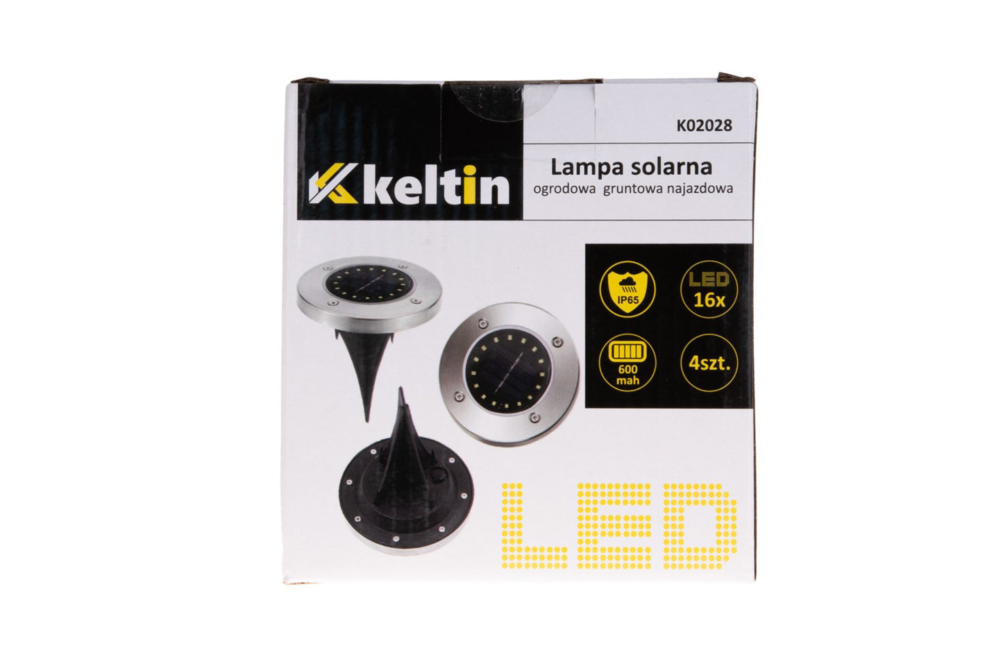Set lampi solare de gradina cu 16 LED-uri, 4 elemente, Keltin K02028