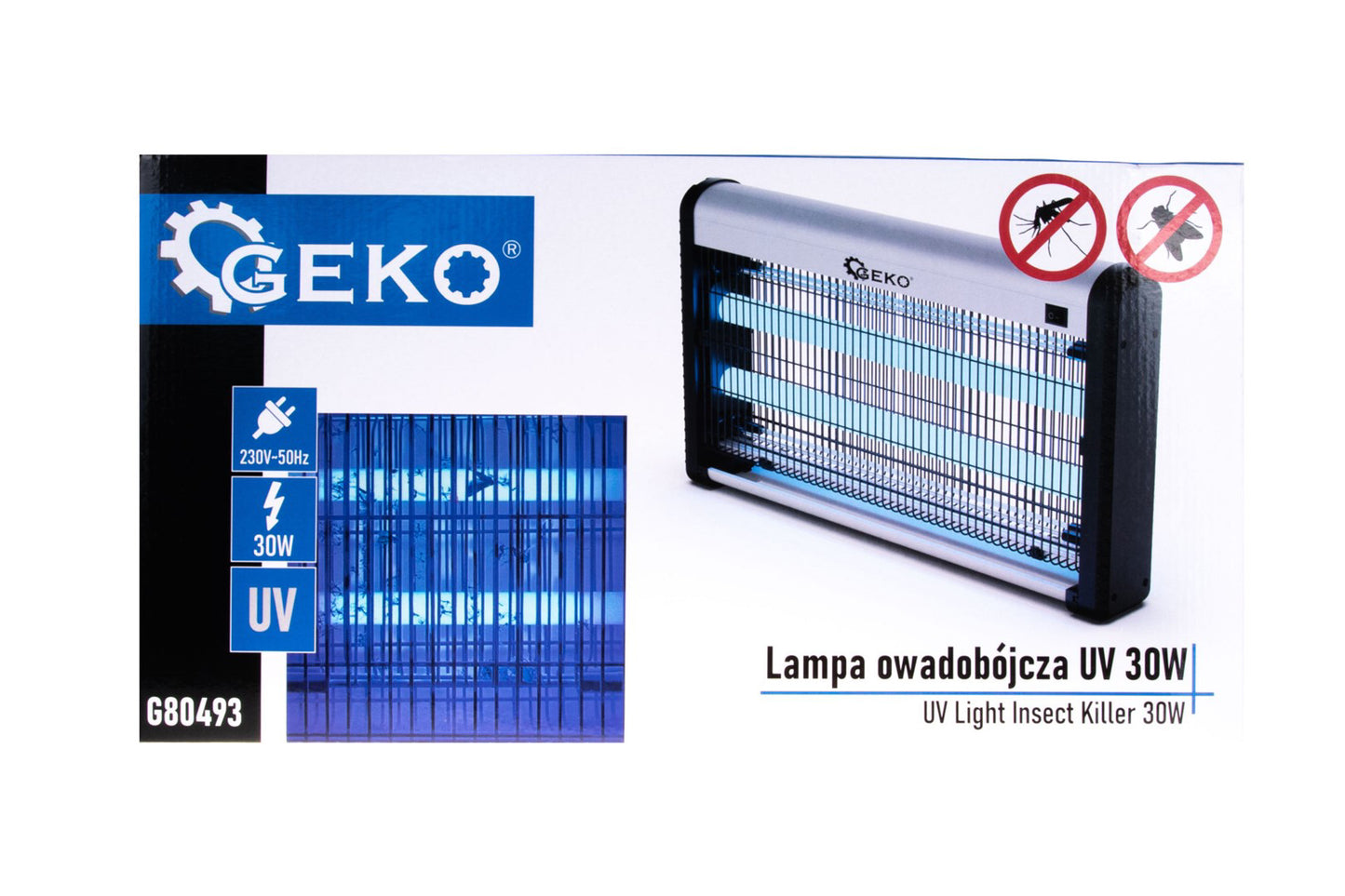 Lampa UV anti-insecte, 30 W, Geko G80493