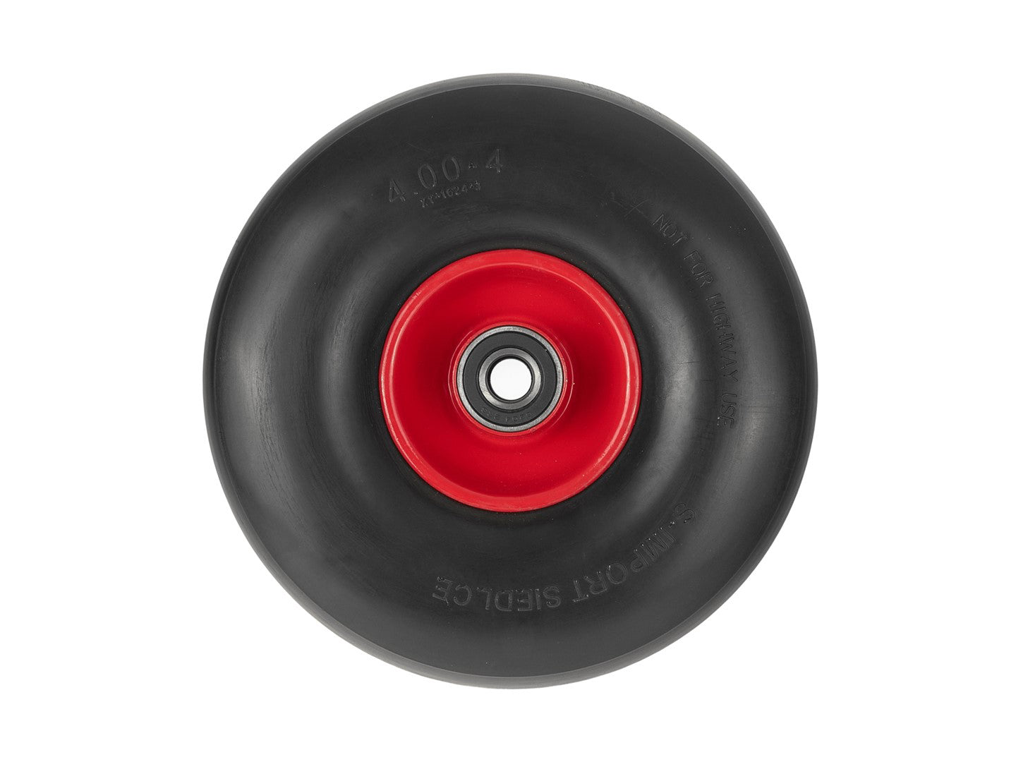 Roata pentru roaba din poliuretan cu janta de metal, 4.00, Geko G71049