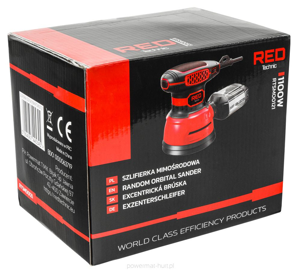 Slefuitor orbital reglabil, Red Technic RTSMO0121