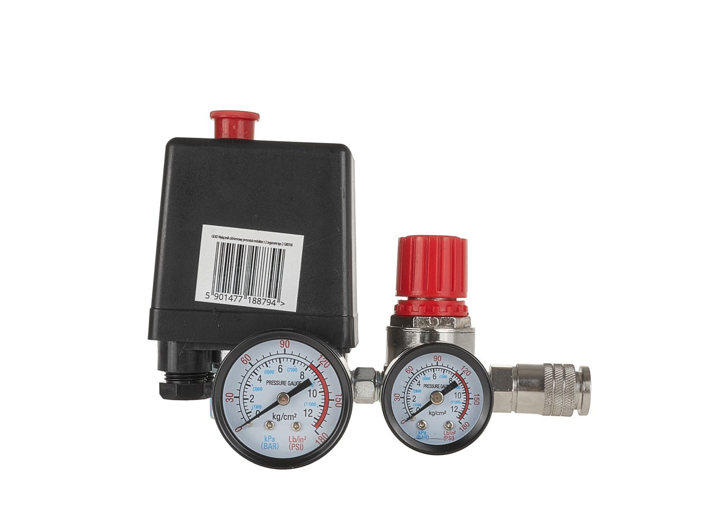Regulator de presiune pentru compresoare de aer tip 2, Geko G80318