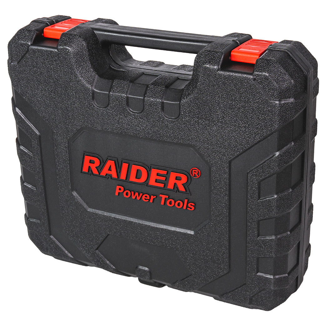 Bormasina cu percutie RD-CDL38 cu acumulator, 18 V, 2 x 2 Ah, 30 Nm, 10 mm, Raider 030184