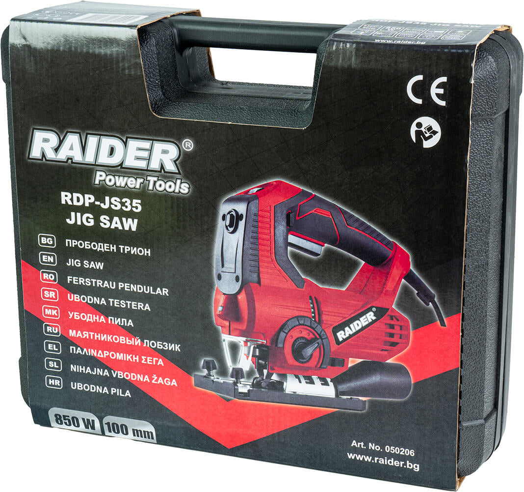 Fierastrau pendular RDP-JS35, 850 W, 100 mm, laser LED, Raider 050206