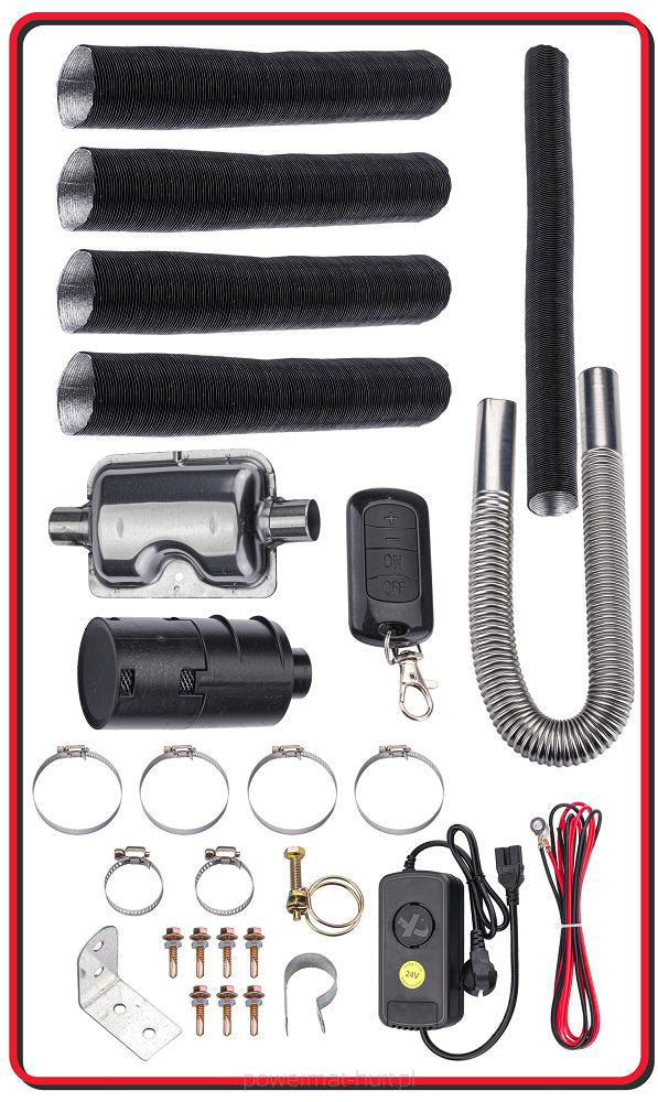 Incalzitor auto pe motorina, 8 kW, Red Technic RTAGO0128