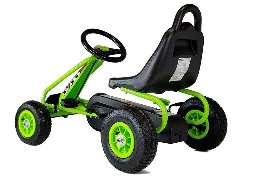 Kart cu pedale, verde, Lean 3604
