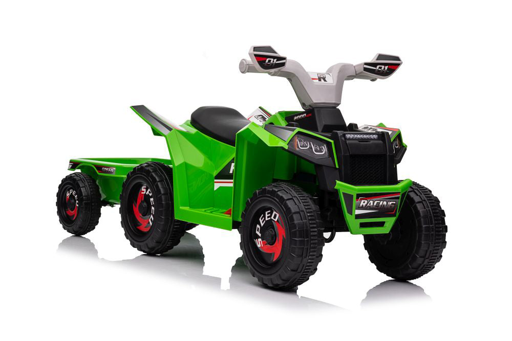 Quad cu remorca XMX630T, verde, Lean 15531