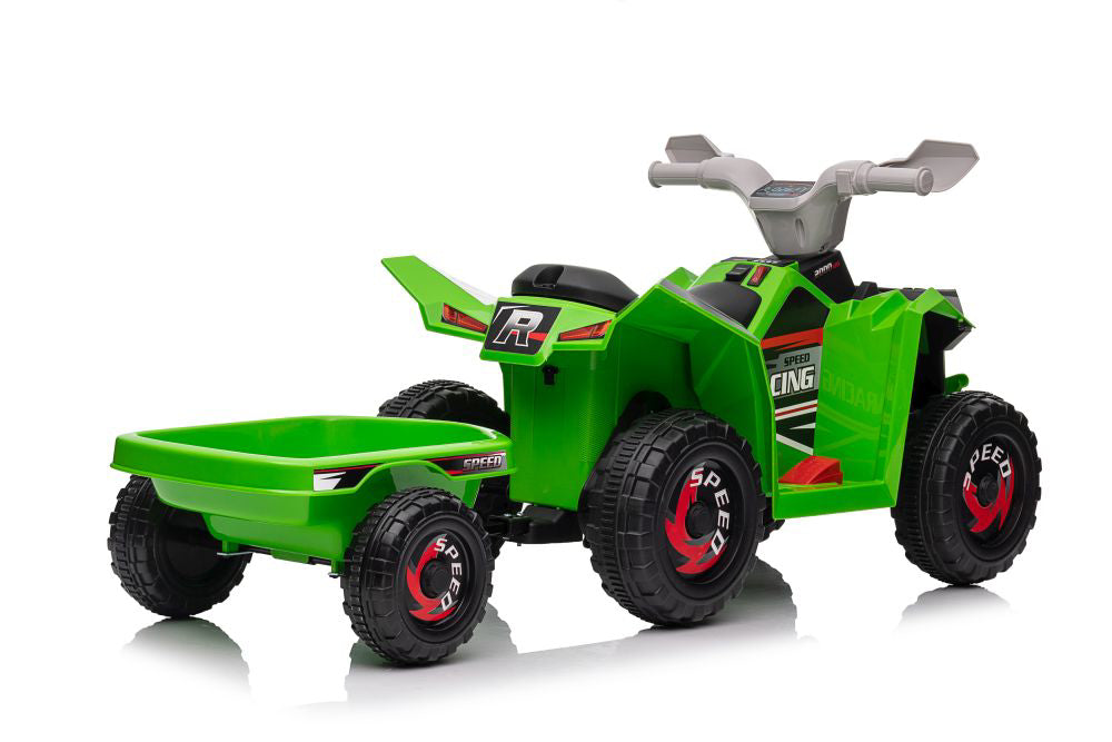 Quad cu remorca XMX630T, verde, Lean 15531