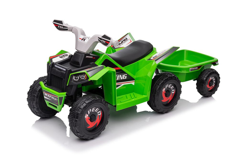 Quad cu remorca XMX630T, verde, Lean 15531